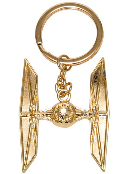 Star Wars - Golden Tie Fighter Metal Keychain