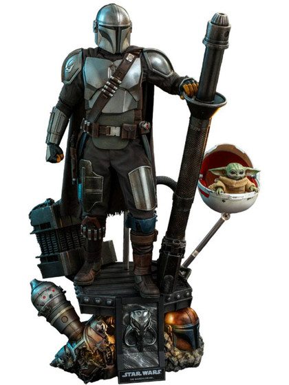 Star Wars The Mandalorian - The Mandalorian & The Child Deluxe 2-pack - Hot Toys Quarter Scale Series