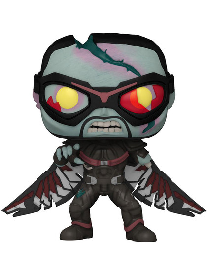 Funko POP! Marvel: What If...? - Zombie Falcon (DAMAGED PACKAGING)