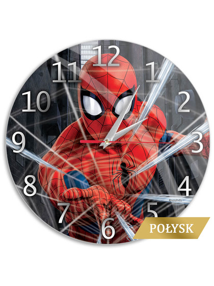 Marvel - Spider-Man Web Glossy Wall Clock