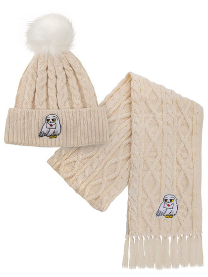 Harry Potter - Hedwig Hue- og halstørklædesæt til børn