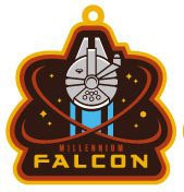 Star Wars: Episode VII - Millennium Falcon Rubber Keychain