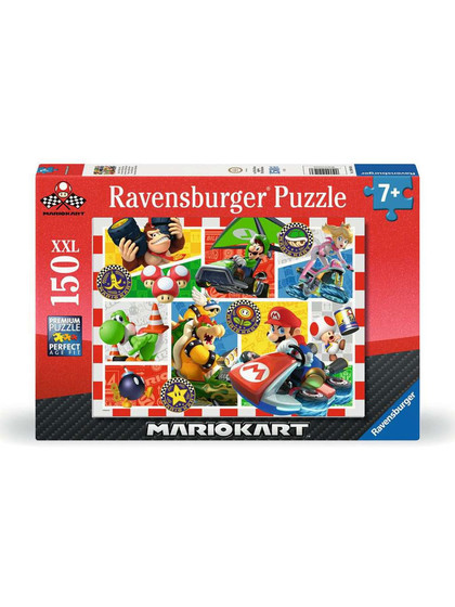 Super Mario Jigsaw Puzzle - Fun with Mario Kart (150 XXL pieces)