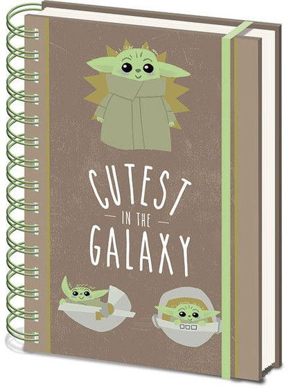 Star Wars: The Mandalorian - Cutest In The Galaxy Wiro Notebook A5