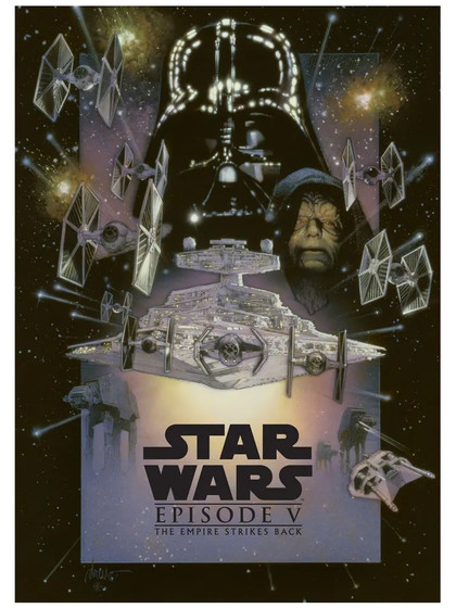Star Wars - The Empire Strikes Back Metal Poster