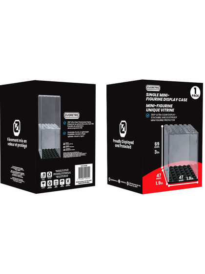 Acrylic Display Case for Single Mini-Figures (Stackable)