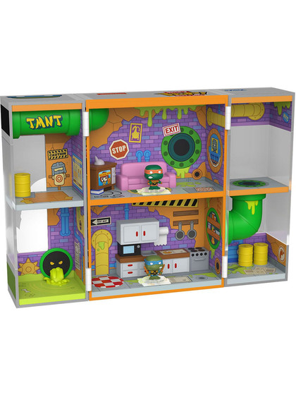 Funko Bitty POP! Bitty Box: Teenage Mutant Ninja Turtles - Sewer Lair Display