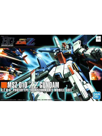 HGUC MSZ-010 ZZ Gundam - 1/144