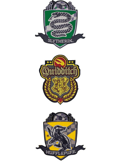 Harry Potter - Quidditch Patches 3-pack (Hogwarts)