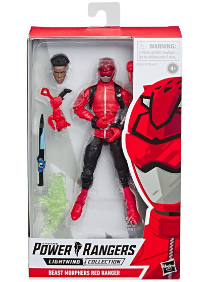 Power Rangers Lightning Collection - Beast Morphers Red Ranger - DAMAGED PACKAGING