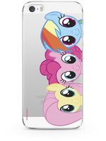 My Little Pony - Fluttershy Pinkie Pie and Rainbow Dash Transparent Phone Case