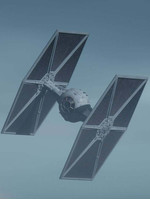 Star Wars The Mandalorian - Outland TIE Fighter Model Kit - 1/65
