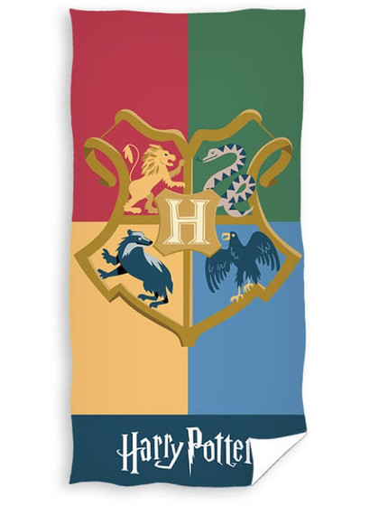 Harry Potter - Four Houses Towel - 70 x 140 cm