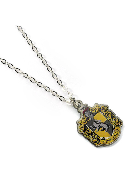 Harry Potter - Hufflepuff Pendant & Necklace (silver plated)