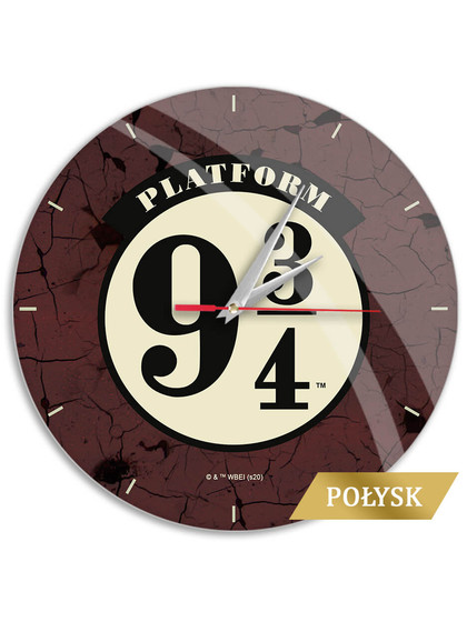 Harry Potter - Platform 9 3/4 Glossy Wall Clock