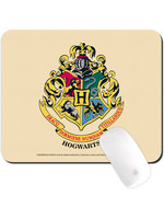 Harry Potter - Hogwarts Logo Beige Mouse Pad
