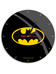 DC Comic - Batman Logo Black Glossy Wall Clock