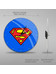 DC Comic - Superman Logo Blue Glossy Wall Clock