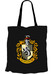 Harry Potter - Hufflepuff Logo Black Tote Bag