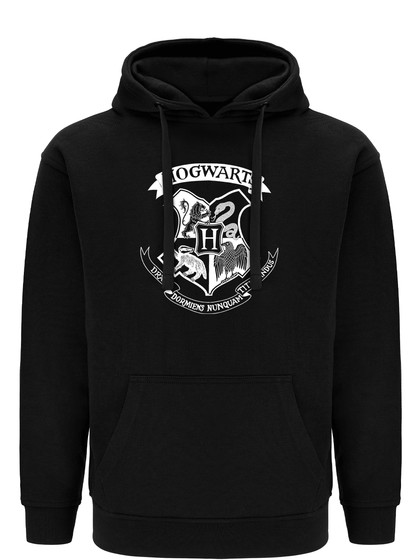Harry Potter - Hogwarts Logo Black Hoodie