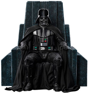 Star Wars Legacy - Darth Vader on Throne Statue - 1/4