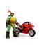 Teenage Mutant Ninja Turtles - Raphael with Motorcycle (IDW Comics) - BST AXN