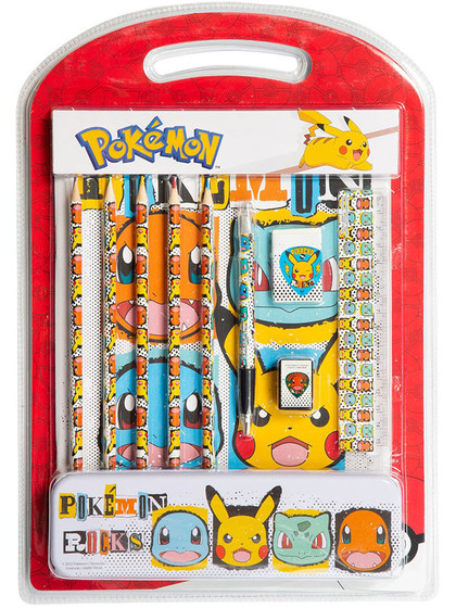 Pokemon - Stationary Set with Pencil Case