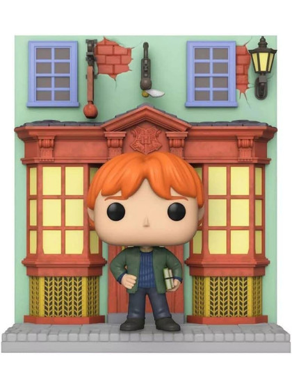 Funko POP! Deluxe: Harry Potter - Diagon Alley Quidditch Supplies Store with Ron