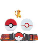 Pokémon Clip'n'Go: Poké Ball Belt Set - Poké Ball, Luxury Ball & Charmander