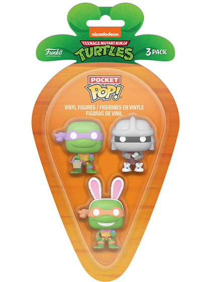 Funko Pocket POP! Teenage Mutant Ninja Turtles: Donatello, Michelangelo and Shredder 3-Pack