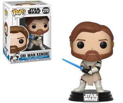 Funko POP! Star Wars: Clone Wars - Bobble-Head Obi Wan Kenobi